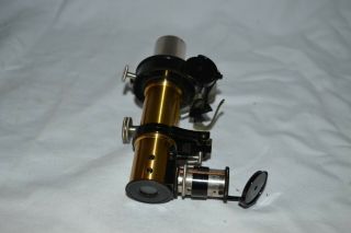 Vintage Leitz Microspectroscope Eyepiece Antique Scientific Device 6