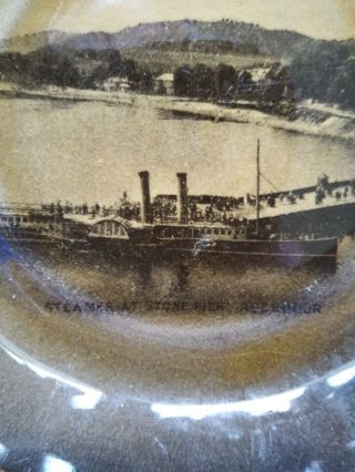 Rare Cup & Saucer Issued Upon The Opening Of The Poughkeepsie Forth Bridge