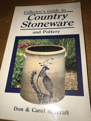 Collectors Guide To Country Stoneware And Pottery Crocks And Jugs Book 159 Pages