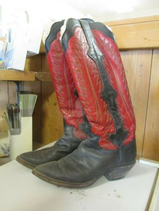 Vintage Cats Paw Mens Cowboy Boots Retro Collectable 11.  5 - 12 Display