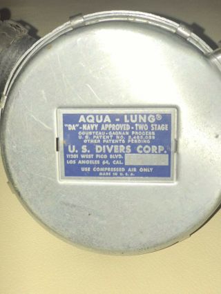 Vintage Us Divers Dual Hose Regulator
