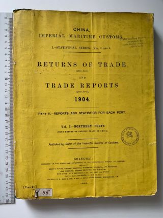 Antique Book 1905: China Trade Reports,  Shanghai.  Economic Business In Old China