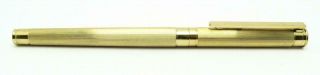 Vintage Montblanc Noblesse Gold Barrel Fountain Pen 18k F Nib - 5