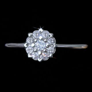 Effect 1ct 100 Natural Diamond 14k White Gold Engagement Wedding Ring R38 - 2