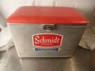 Vintage Schmidt Beer Cooler Soft Top Very Good Shape