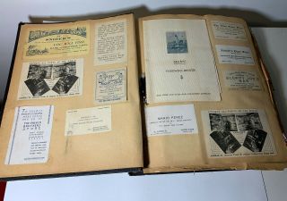 VTG 1930 ' S STEAMSHIP TRAVEL SCRAPBOOK CUBA COCKTAILS BARS MENUS RPPC CARIBBEAN 9