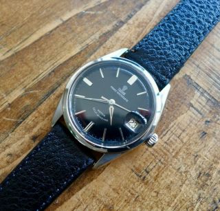 RARE GENTS VINTAGE 1963 GLOSS BLACK DIAL TUDOR PRINCE OYSTERDATE AUTOMATIC 7966 3