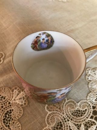 Vintage Royal Halsey Very Fine Tea Cup No saucer Gold And Pink 2