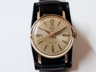 GUB GLASHUTTE 17 STEINE GERMANY Mechanical Hand - Winding Vintage Watch - CAL.  70.  1 4