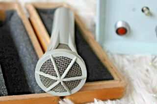 USSR rare Lomo 19A - 19 U2 Vintage Soviet Tube Condenser Microphone LOMO KMK - 7 KIT 8