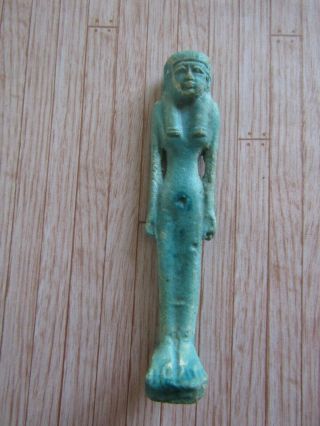 Antique Or Antique Style Faience Figurine Of Isis