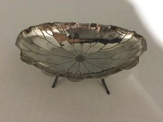Antique Chinese Export Sterling Silver Dish Plate With Wh90 Hallmark 1900 - 1914