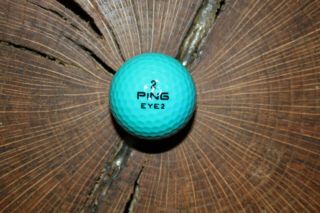 Vintage Solid Dark Teal Ping Golf Ball Rare