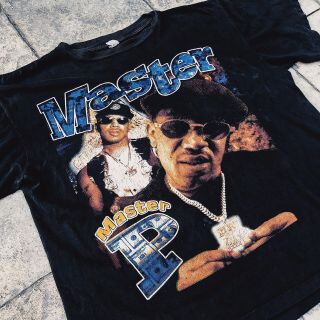 Vtg 90’s Master P Rap Tee Vintage Rare Hip Hop Sibgle Stitch Size Large