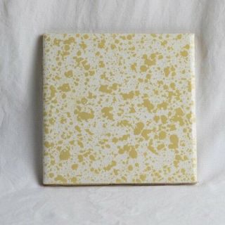 Vintage Florida Tile - Harvest Gold Speckled/textured - Retro