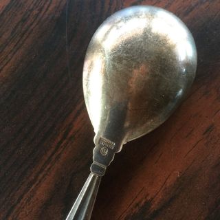 Acorn Konge Georg Jensen Denmark Sterling Silver 2 Soup Bouillon Spoons Oval Bwl 5