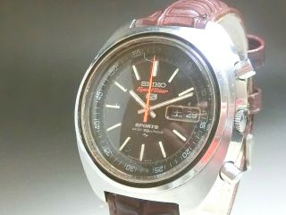 Rare Vintage 1970s Seiko Seiko 5 Sports Speed Timer 70m Automatic Watch