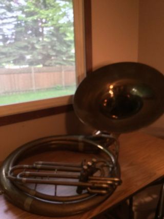 Rare Henri Lavelle Sousaphone brass late 1800 ' s to early 1900 ' s. 4