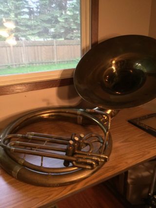 Rare Henri Lavelle Sousaphone brass late 1800 ' s to early 1900 ' s. 6