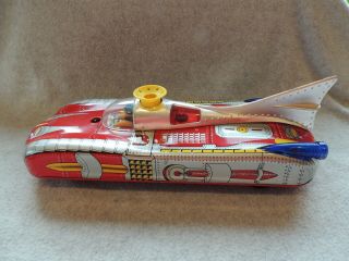 Tin Space Car Battery Operated Oldie