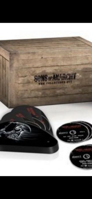 Rare Sons Of Anarchy Motorcycle Tank Blu Ray Complete Set 3