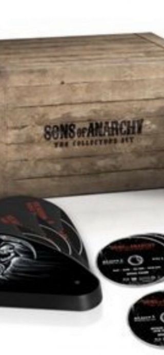 Rare Sons Of Anarchy Motorcycle Tank Blu Ray Complete Set 4