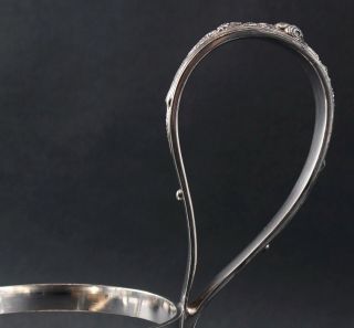 Antique Aesthetic Wilcox Silverplate Cut Glass Heron Liquor Decanter Cordial Set 9