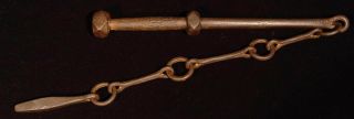 Antique Chinese Iron Stick - - Sword Dao Jian Weapon Collectible