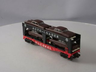 Lionel 6414 Evans Autoloader with 4 Brown Autos (Type VI) - Extremely Rare EX 2