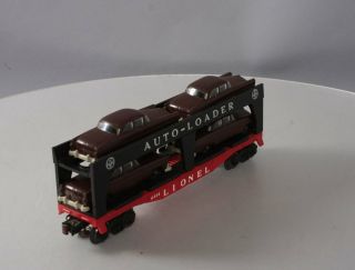 Lionel 6414 Evans Autoloader with 4 Brown Autos (Type VI) - Extremely Rare EX 4