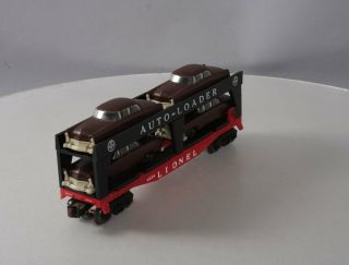 Lionel 6414 Evans Autoloader with 4 Brown Autos (Type VI) - Extremely Rare EX 8