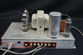 Vintage Hammond Ao - 44 - 1 Reverb Tube Organ Amplifier Chassis 117v - 60 Cy