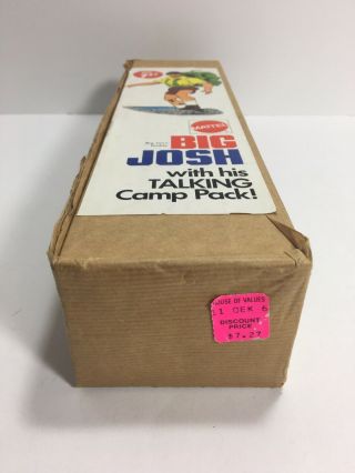 RARE 1970’s Mattel Big Jim Buddy BIG JOSH Action Figure Toy Factory BOX 10