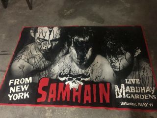 Rare Vintage Danzig Samhain Large Poster Misfits