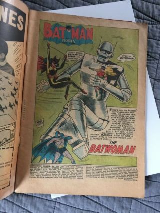 RARE 1956 SILVER AGE DETECTIVE COMICS 233 KEY BATWOMAN ORIGIN ISSUE COMPLETE 3