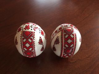 Traditional Ukrainian Porcelain Salt Pepper Shakers 2