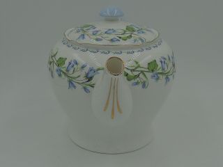 Vintage Shelley Harebell Large Teapot Richmond Shape 6,  Cups Ex. 2