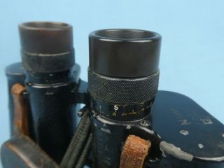 Rare Zeiss D.  F.  6x42 Imperial Navy binoculars,  benutzer,  & case 611 7