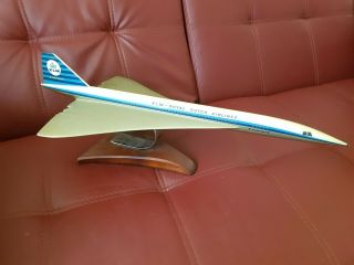 Klm Royal Dutch Airline Concorde Rare - Possible Klm Or Travel Agents Desk Model
