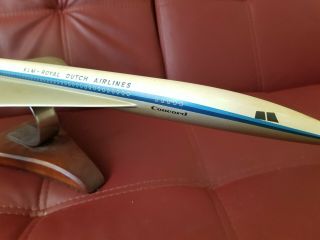 KLM Royal Dutch Airline Concorde rare - Possible KLM or Travel agents desk model 2