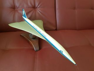 KLM Royal Dutch Airline Concorde rare - Possible KLM or Travel agents desk model 4