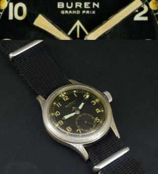 Buren Grand Prix Dirty Dozen Vintage Watch