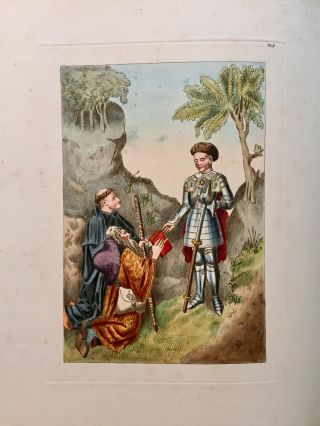 1842 Regal & Ecclesiastical Antiquities of England - With 72 Hand Coloured Plates 10