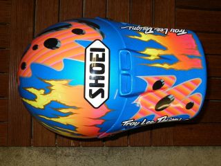 VINTAGE SHOEI MOTOCROSS HELMET VF - X TROY LEE 9