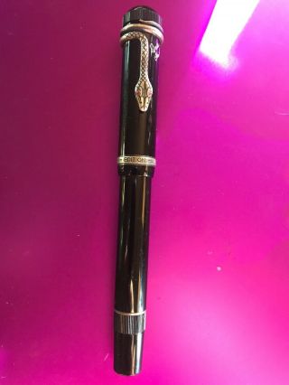 Montblanc Meisterstuck Agatha Christie Lt Ed Fountain Pen M Pt Vintage. 2