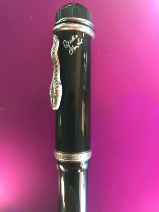 Montblanc Meisterstuck Agatha Christie Lt Ed Fountain Pen M Pt Vintage. 4