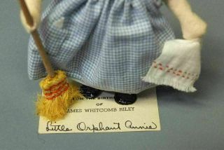 RARE ANTIQUE MILLY ' S MINIATURE LITTLE ORPHANT ANNIE DOLL & BOX 6