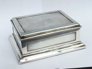Antique Asprey Silver Table Cigarette Box,  1913 4