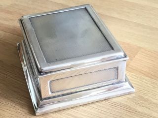 Antique Asprey Silver Table Cigarette Box,  1913 7