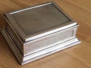 Antique Asprey Silver Table Cigarette Box,  1913 8